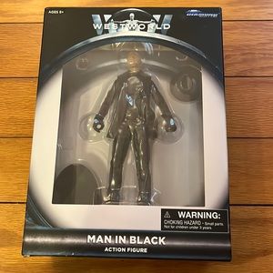 Westworld Action Figure Man in Black Diamond Select